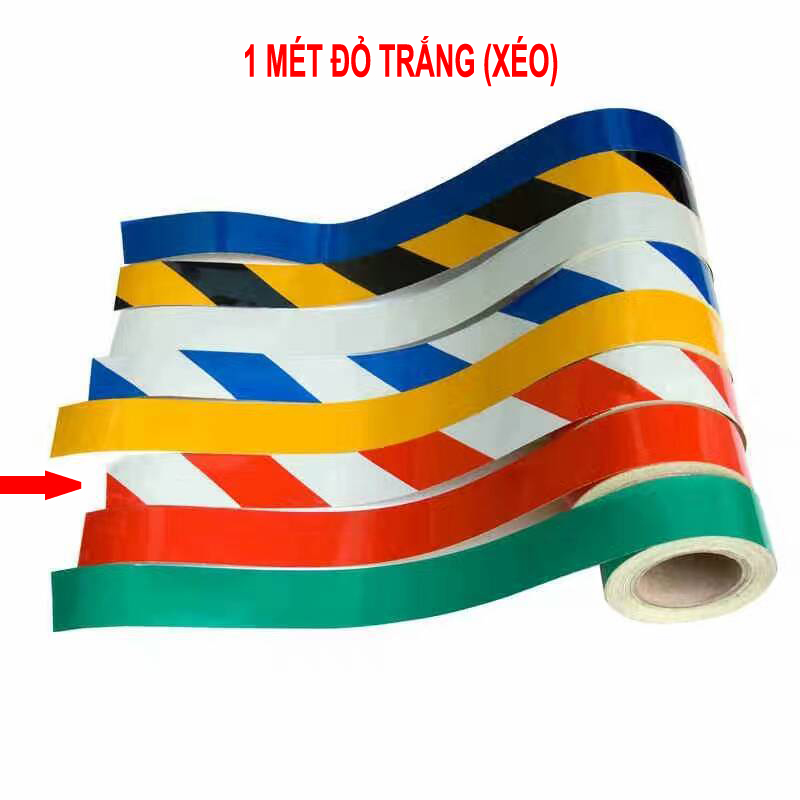 Decal PHẢN QUANG cảnh báo dán xe đạp, xe máy, ô tô, xe tải 1 mét PHẢN QUANG