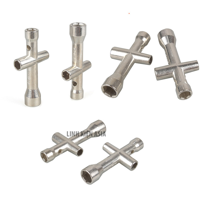 Cờ lê chữ thập mini lỗ lục giác vặn M2/M2.5/M3/M4