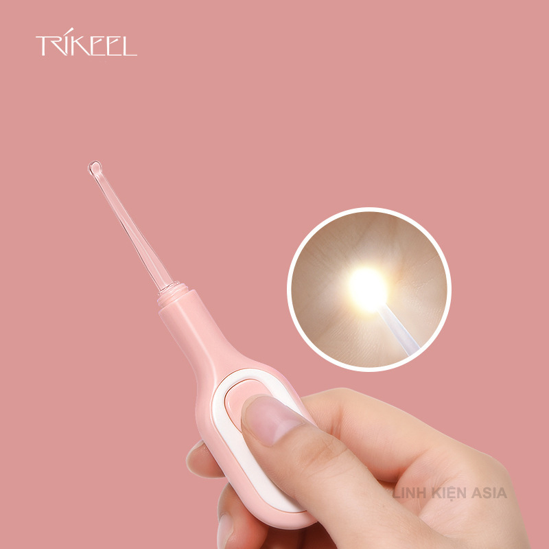 Ráy tai trẻ em có đèn led, chất liệu an toàn khi sử dụng cho bé