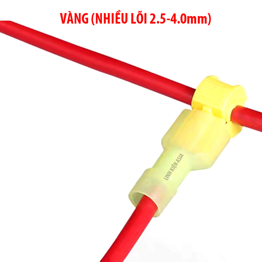 Đầu nối nhanh dây điện (tùy chọn dây 1 lõi hoặc nhiều lõi) không cần cắt dây 0.5-4.0mm vuông