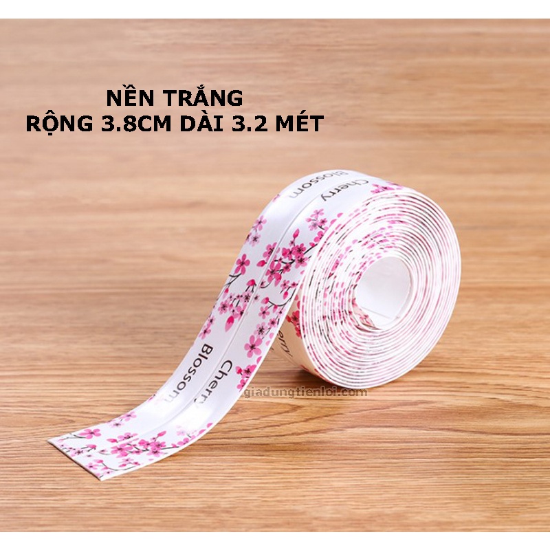 Băng keo PVC rộng 3.8CM chống thấm và chống nấm mốc nhà bếp