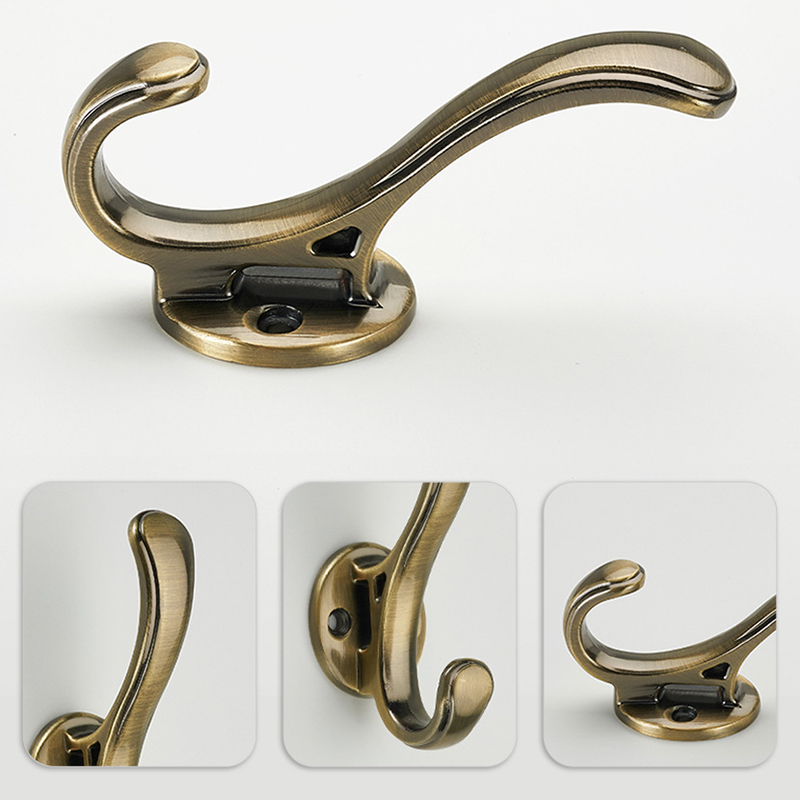 Móc CỔ ĐIỂN thiết kế sang trọng dùng treo quần áo, nón khăn sơn mạ điện bền bỉ