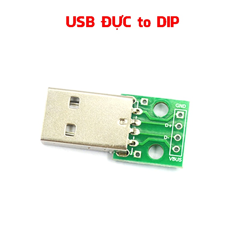 Mạch chuyển USB to 4 chân DIP - USB 2.0 to 4 chân DIP