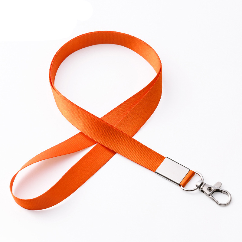 Dây Đeo Thẻ Lụa rộng 1.5cm Kèm Móc Khóa Tiện Lợi (Không Bao Gồm Bảng Tên)