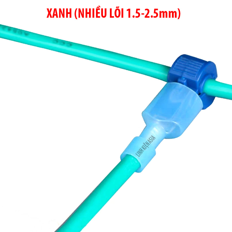 Đầu nối nhanh dây điện (tùy chọn dây 1 lõi hoặc nhiều lõi) không cần cắt dây 0.5-4.0mm vuông