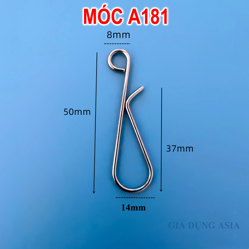 Combo 10 móc treo thép không gỉ (inox), móc treo trang trí trong nhà