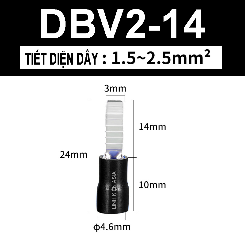 COMBO 10 Cos dẹp DBV gắn Aptomat (CB), cầu dao, đầu nối cách điện