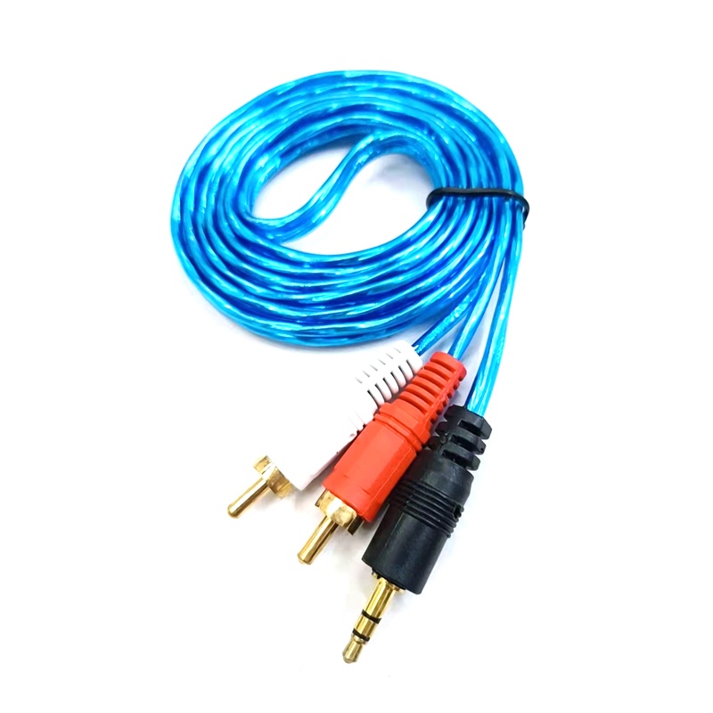 Cáp AV 1 ra 2, 1 ra 3, 3 ra 3 - Giắc audio video đầu 3.5 ly ra 2 đầu 3 đầu hoa sen 1.5m 10m (TVbox)