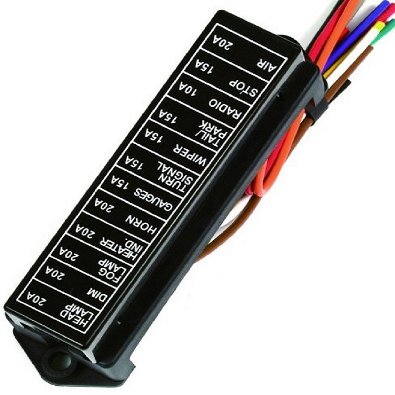 Hộp cầu chì (gắn loại cầu chì trung) có dây to đủ tải