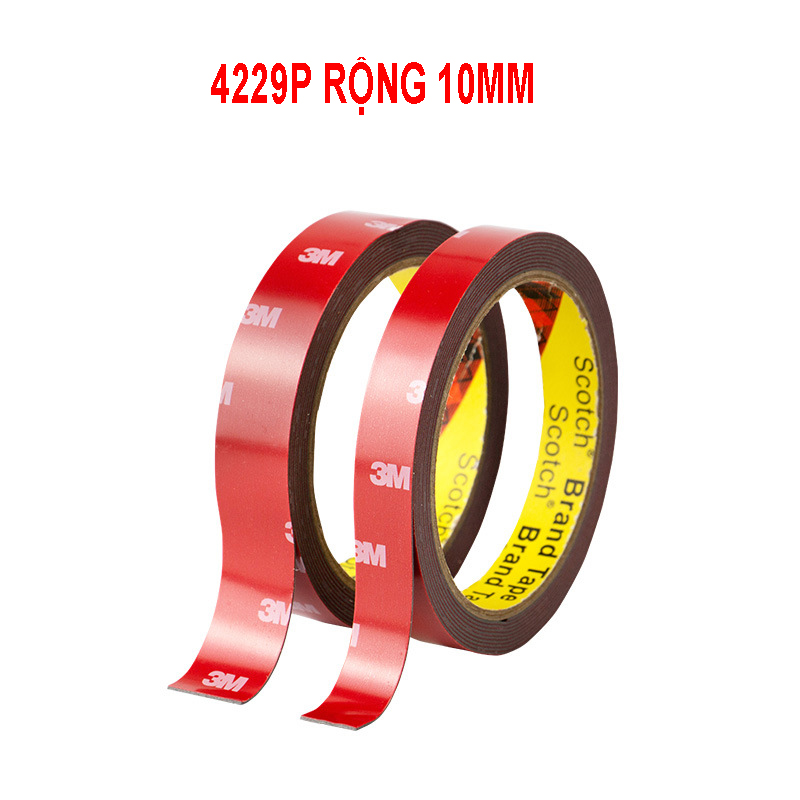 Băng keo 2 mặt 4229P dài 3 mét - keo cường lực sử dụng an toàn chắc chắn