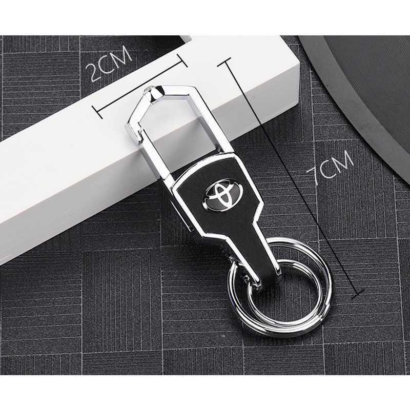 Móc treo chìa khóa có logo thương hiệu ôtô, xe hơi, xe máy cao cấp, không gỉ