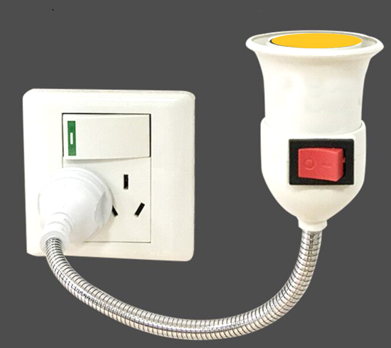 Đuôi Đèn E27 Có Công Tắc