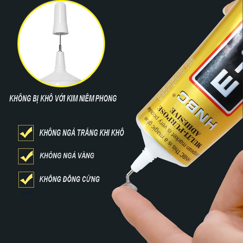 Keo dán đồ trang sức, dán ron, linh kiện và màn hình điện thoại