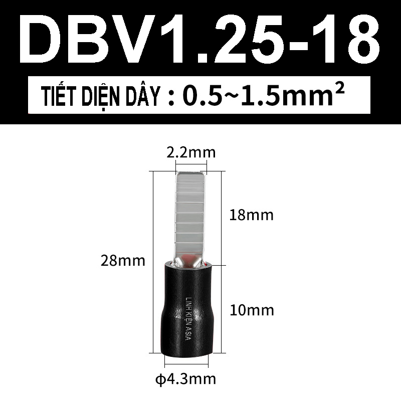 COMBO 10 Cos dẹp DBV gắn Aptomat (CB), cầu dao, đầu nối cách điện