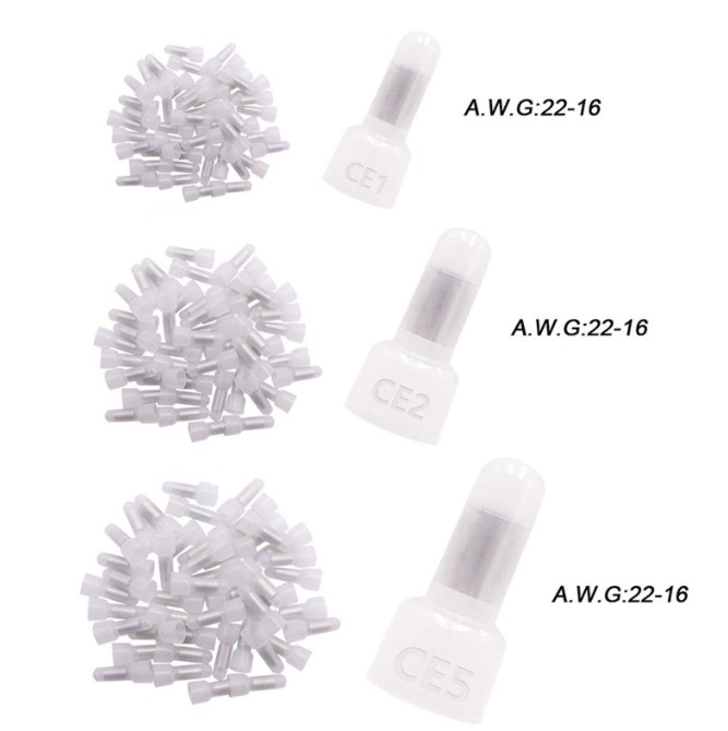 Combo 100 đầu cos CE lõi nhôm nối dây điện siêu nhanh