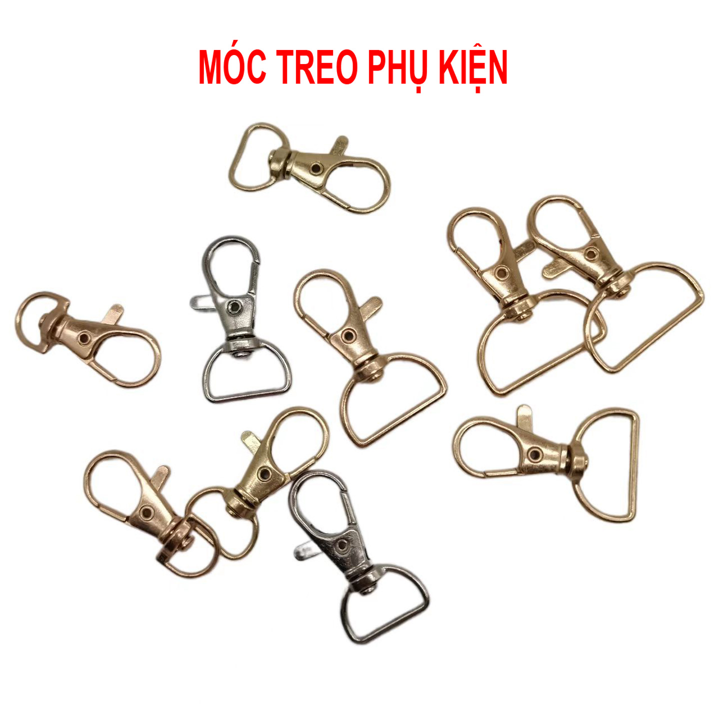 Móc khóa phụ kiện gắn túi hành lý móc treo phụ kiện trang trí