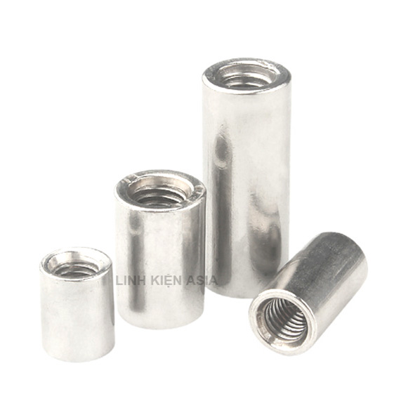 Khớp NỐI TRÒN nối ren trong inox 304 gia công chính xác