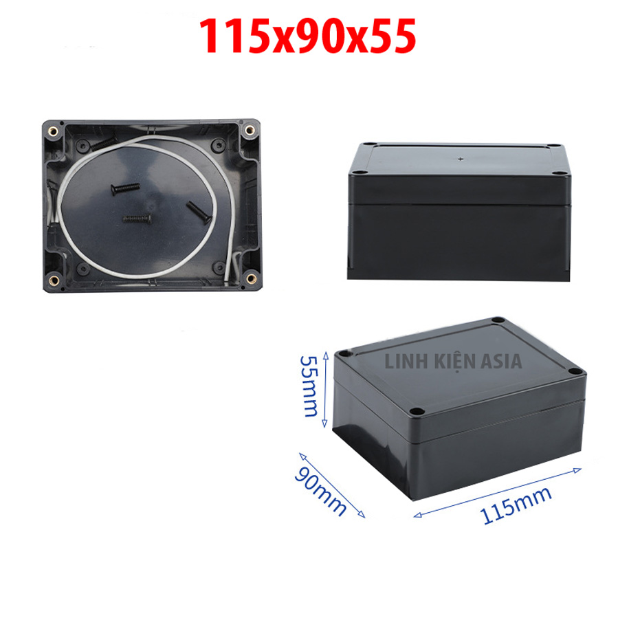 Hộp nhựa có ron chống nước chế loa bluetooth - nhựa ABS siêu bền