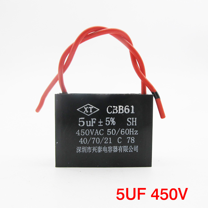 Tụ Khởi Động Quạt Không Phân Cực /  thông số từ 1.5uf-5uf