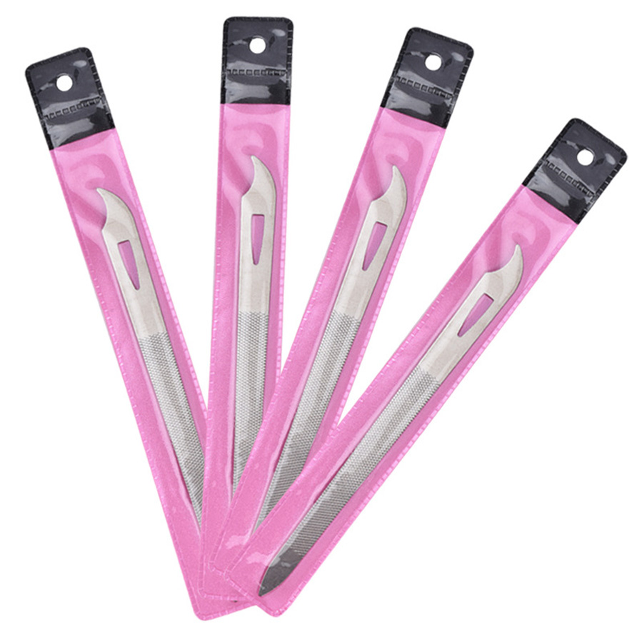 Dụng cụ làm móng, dũa móng tay bằng lưới thép vảy cá không gỉ hai mặt