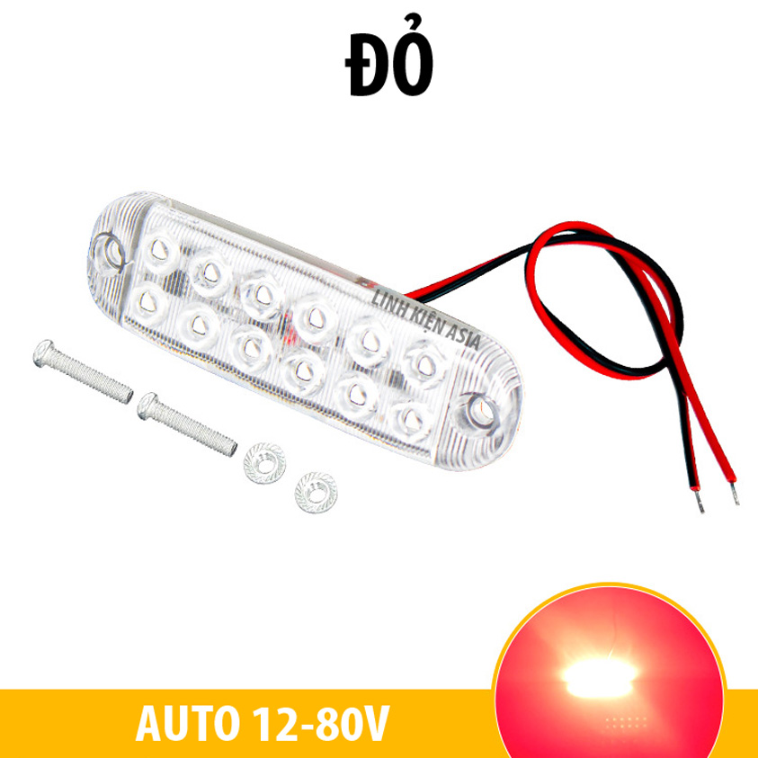 Đèn led cảnh báo nhiều màu sắc auto 12-80V đèn chớp flash độ sáng cao