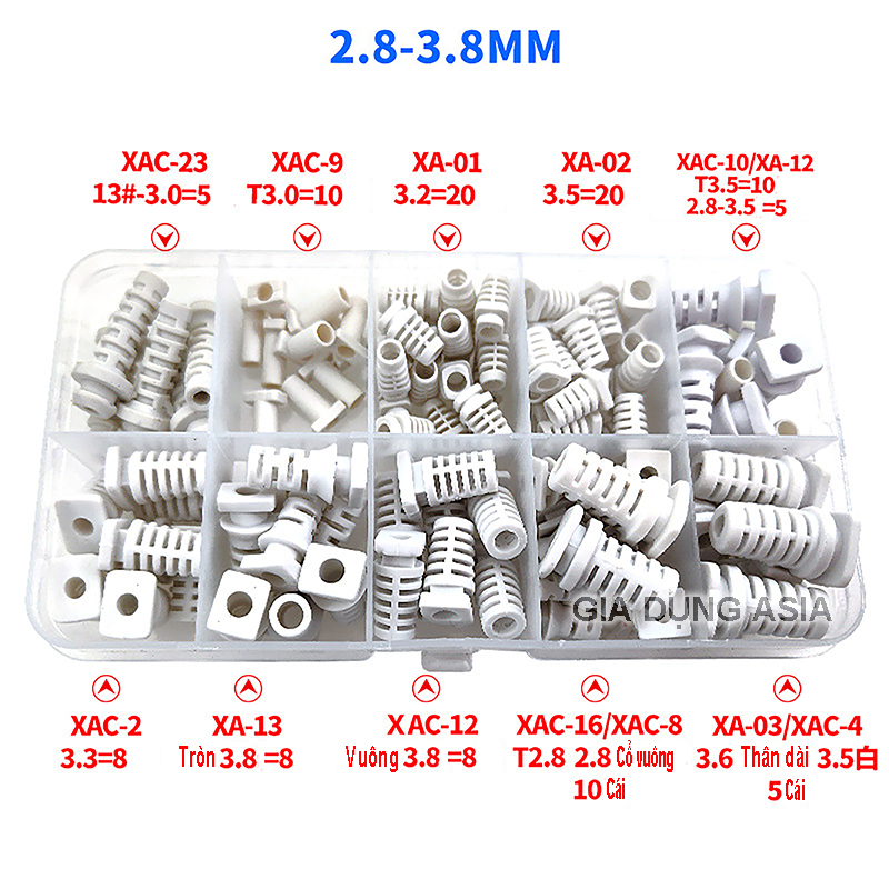 Hộp đuôi bảo vệ dây điện nhiều kích thước