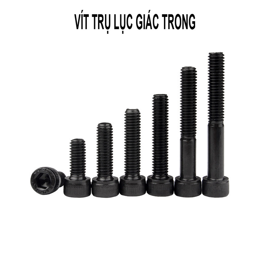 Combo10 Vít Lục Giác Trong Trụ Thép/ Inox Vít Trụ Lỗ Trong Lục Giác