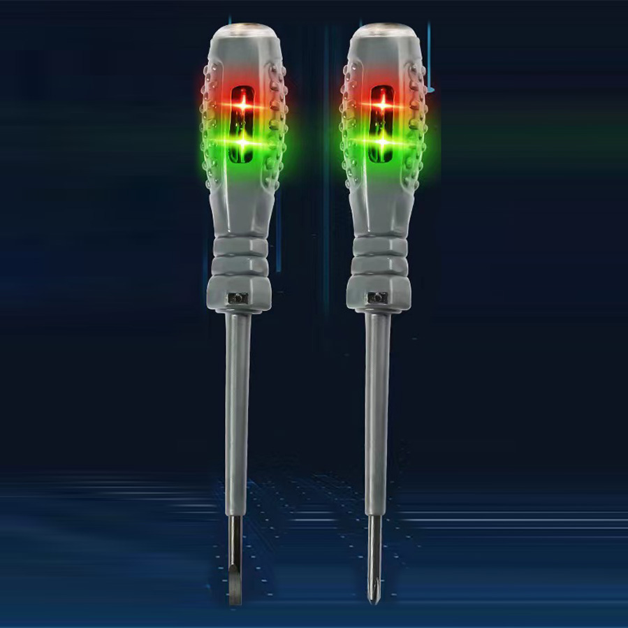 Bút thử điện đa năng có đèn led báo hiệu kèm tua vít (có từ tính)