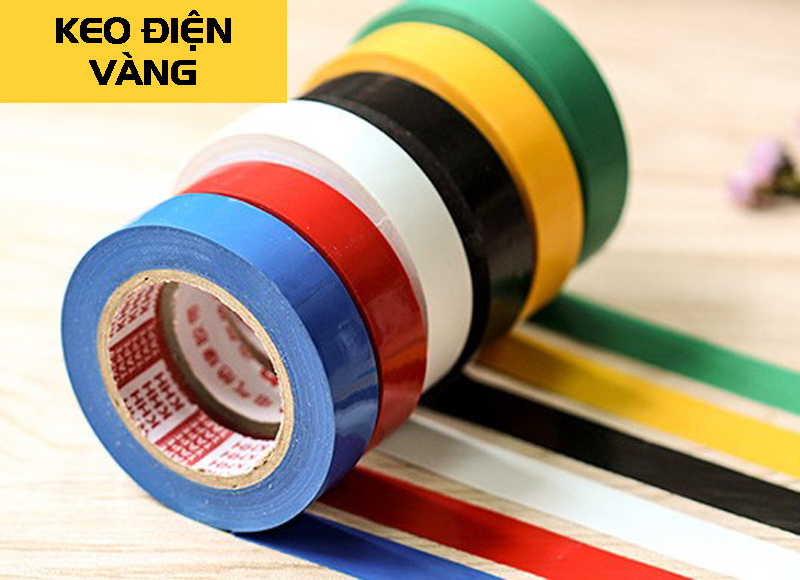 Băng KEO ĐIỆN - băng dính cách điện chống cháy rộng 16mm dài 10 mét