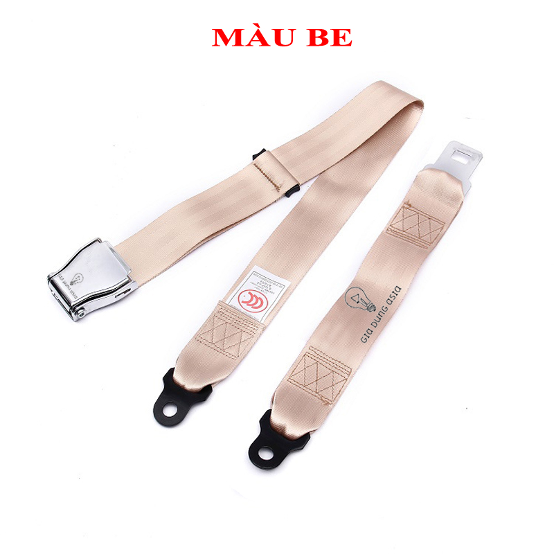 Dây đai an toàn chốt khóa inox dùng trên máy bay, xe khách, xe nâng