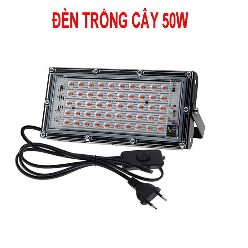 Đèn LED trồng cây 50W/100W giúp cây phát triển khi thiếu ánh nắng
