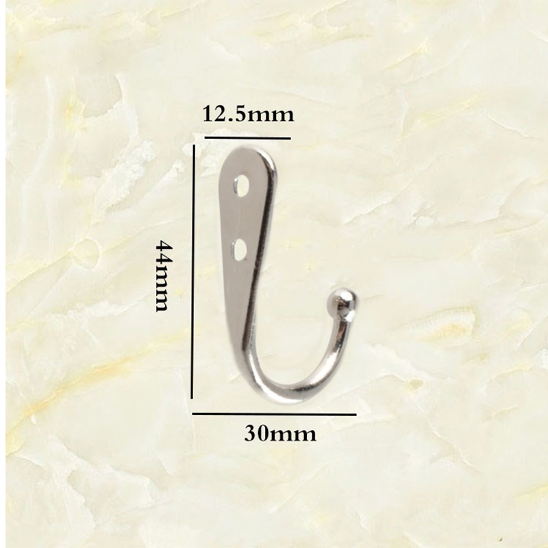 Móc treo áo khoác hợp kim kẽm - móc treo đồ đa năng bắt tường, treo đồ dùng cá nhân