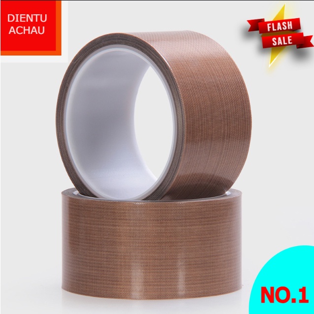 Băng keo TEFLON chống mài mòn, cách nhiệt cao đến 300 độ C dày 0,18mm