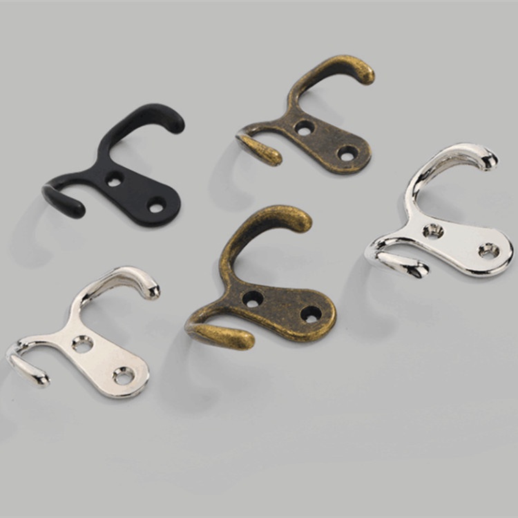 Combo 5 Móc treo áo khoác hợp kim kẽm - móc treo đồ đa năng bắt tường, treo đồ dùng