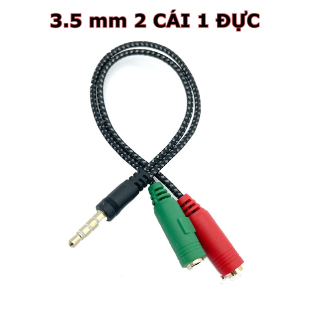 Dây cáp âm thanh 3.5 ly - giắc kết nối 3.5mm có dây và không dây