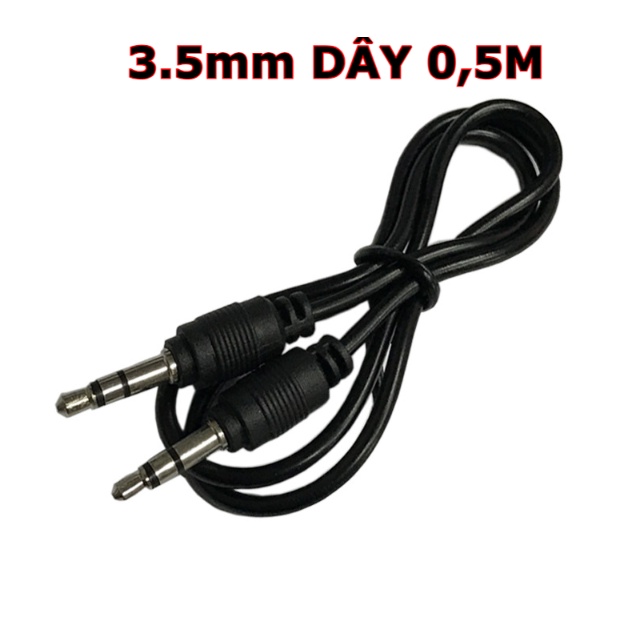 Dây cáp âm thanh 3.5 ly - giắc kết nối 3.5mm có dây và không dây