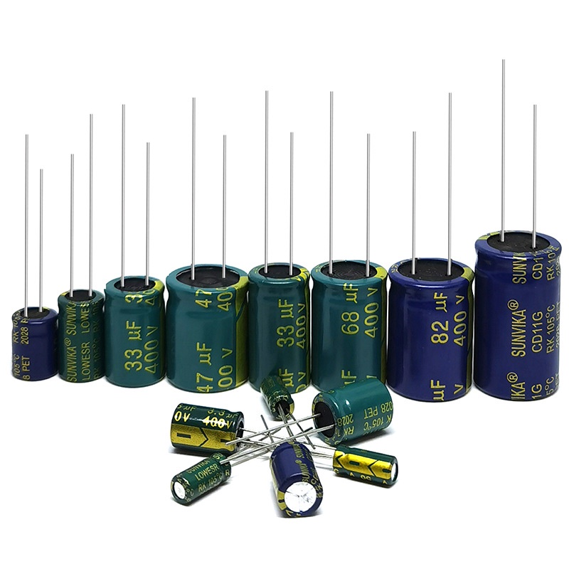 Tụ hóa - tụ điện điện phân chính hãng tần số cao hoạt động ổn định