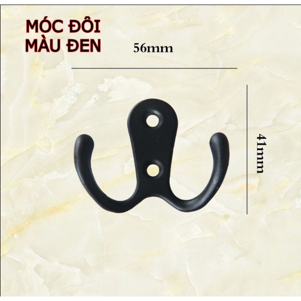 Combo 5 Móc treo áo khoác hợp kim kẽm - móc treo đồ đa năng bắt tường, treo đồ dùng