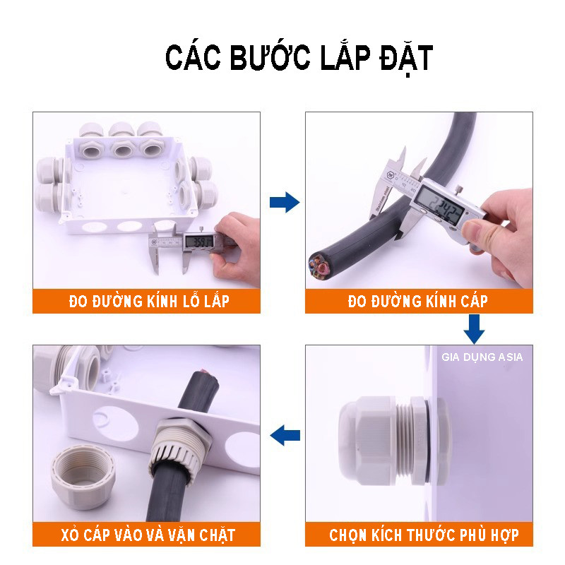 Combo 10 Đầu Nối Cáp Chống Nước - Giải Pháp An Toàn Cho Kết Nối Điện