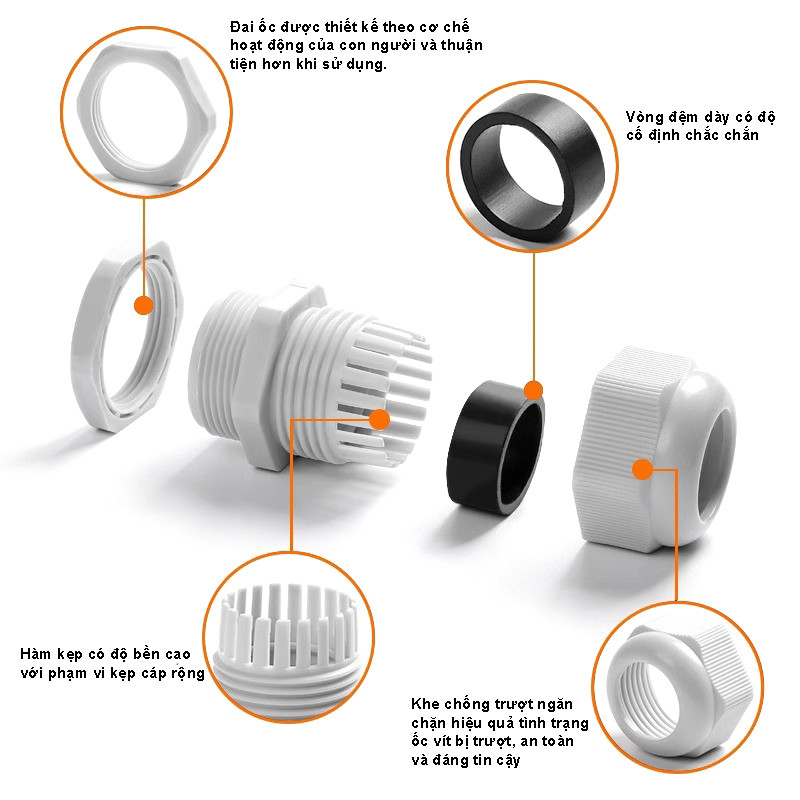 Combo 10 Đầu Nối Cáp Chống Nước - Giải Pháp An Toàn Cho Kết Nối Điện