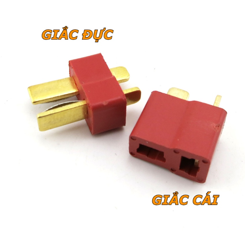 5 Cặp giắc chữ T chân đồng nguyên chất chịu nhiệt cao