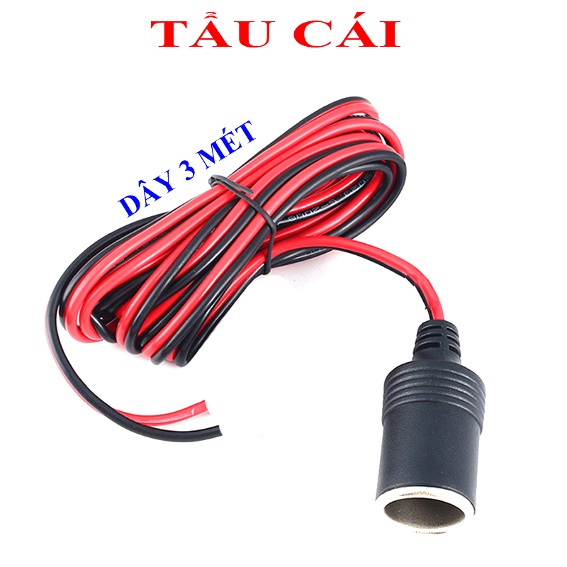 Cáp kẹp đấu nối trực tiếp Ắc quy sang đầu tẩu cái Ôtô