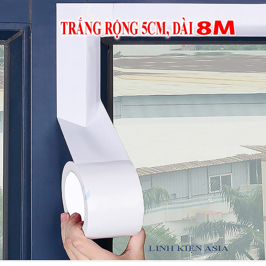 Băng keo TPE COMPOTISE dán bàn bếp chống thấm, dán cửa sổ chống gió rộng 5CM