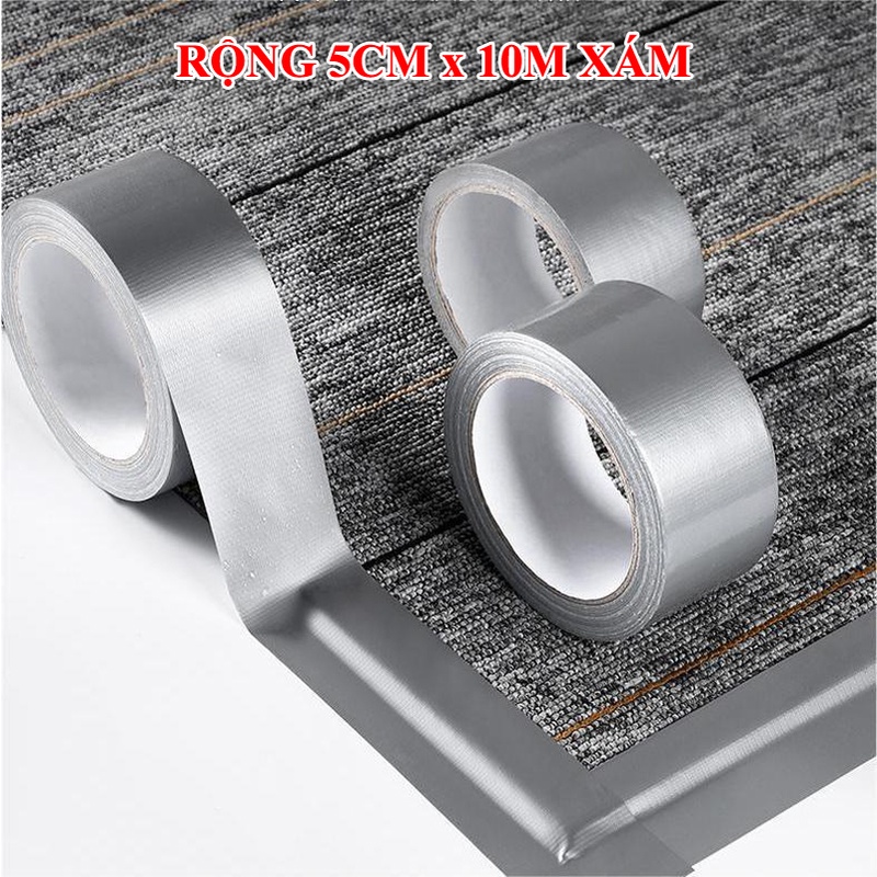 Băng dính vải dai siêu dính trên mọi chất liệu, có thể xé được 4.5cm dài 10 mét