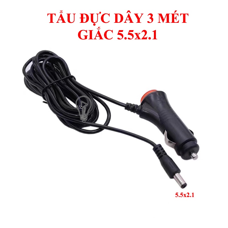 Cáp kẹp đấu nối trực tiếp Ắc quy sang đầu tẩu cái Ôtô