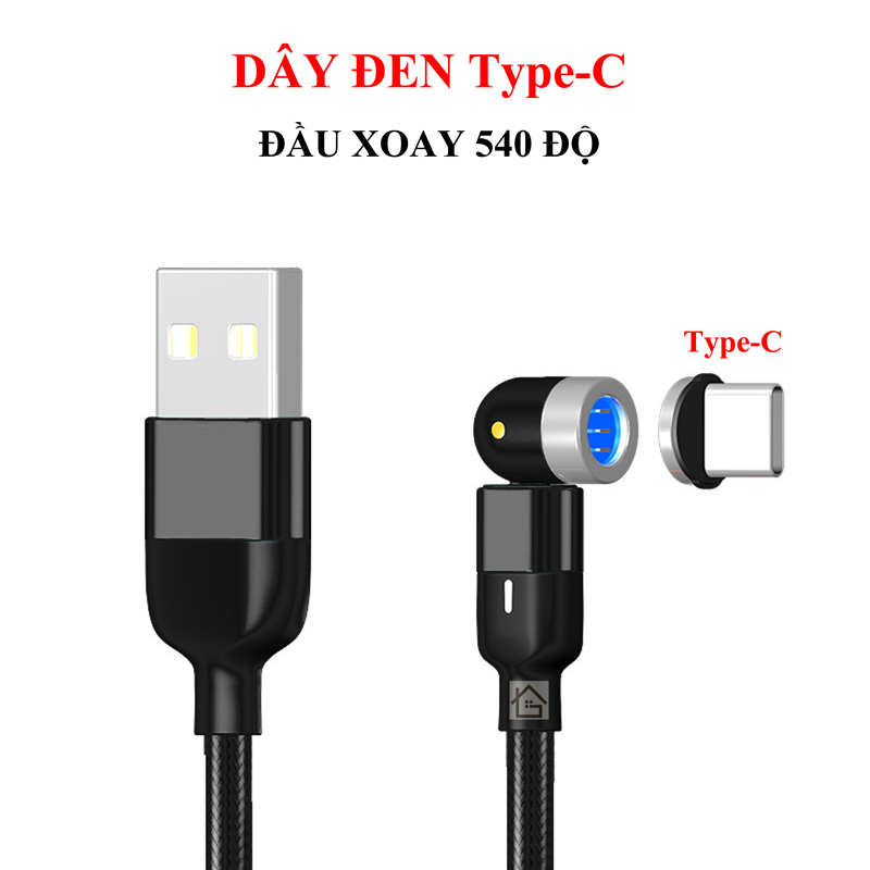 Cáp dữ liệu 7 lõi - sạc nhanh 3A - dây nam châm kết nối điện thoại