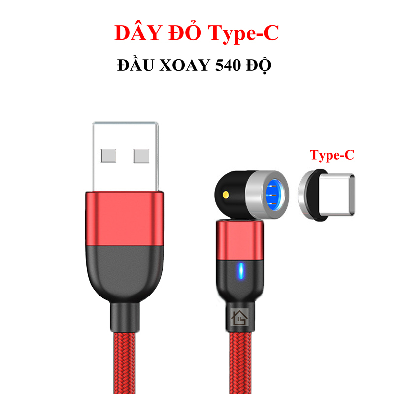 Cáp dữ liệu 7 lõi - sạc nhanh 3A - dây nam châm kết nối điện thoại