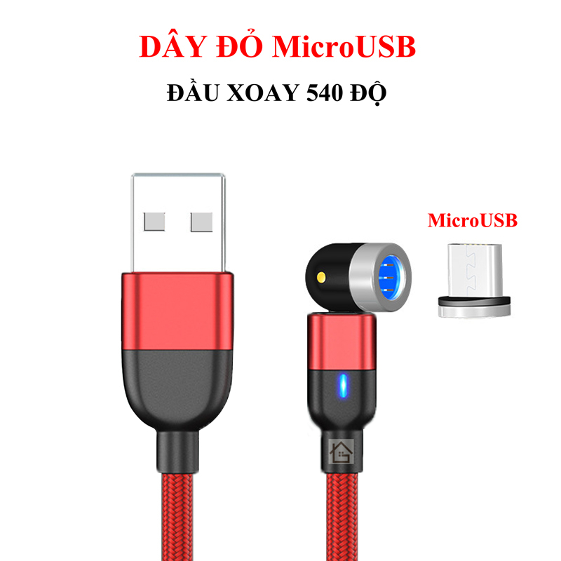 Cáp dữ liệu 7 lõi - sạc nhanh 3A - dây nam châm kết nối điện thoại