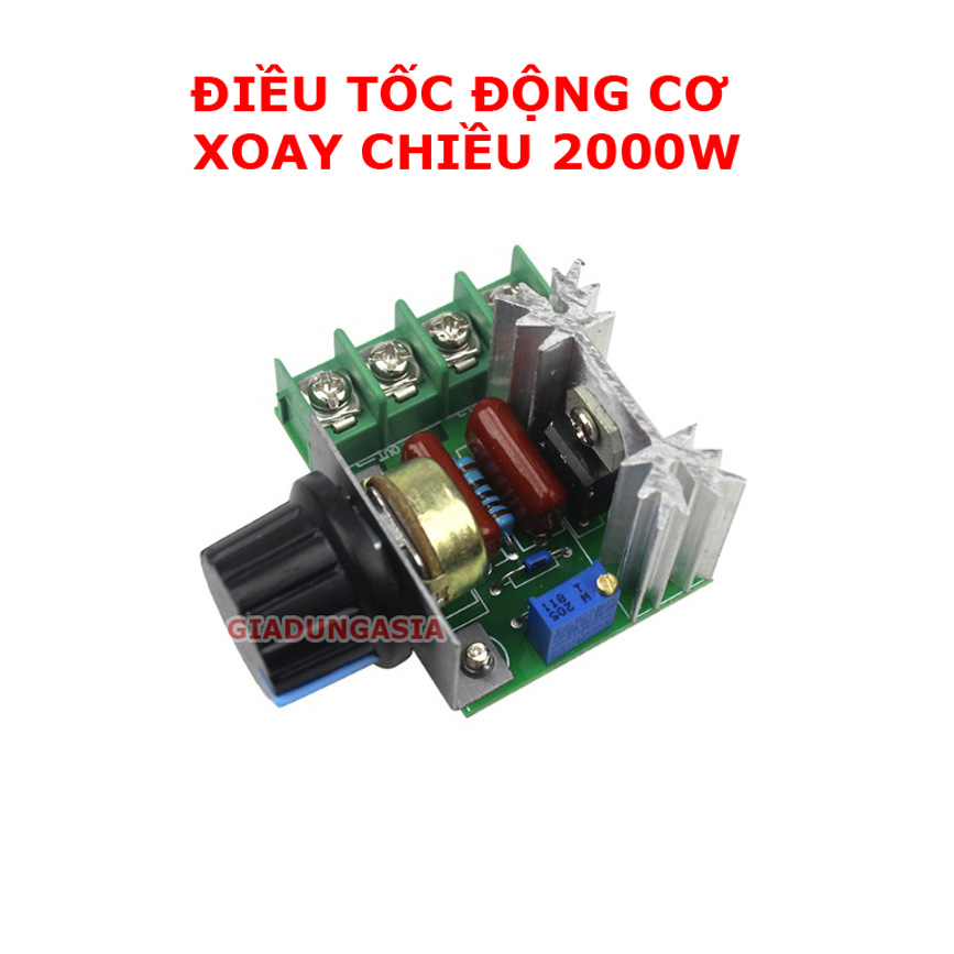 Điều tốc động cơ xoay chiều 220V 25A (công suất 2000W)