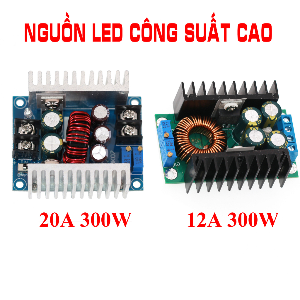 Bộ nguồn đèn led công suất cao 300W điều chỉnh điện áp đầu ra